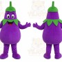 Purple Eggplant Mascot Costume