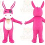 Pink Rabbit Mascot Costume