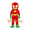 Red Superhero Box Mascot Costume