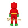 Red Superhero Box Mascot Costume