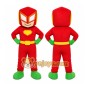 Red Superhero Box Mascot Costume