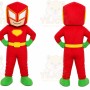 Red Superhero Box Mascot Costume