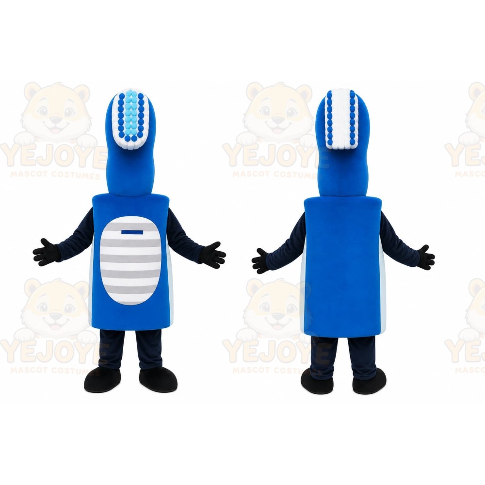 Blue Microphone Mascot Costume