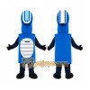 Blue Microphone Mascot Costume Blue Microphone Mascot Costume