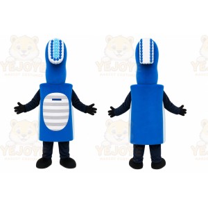 Blue Microphone Mascot Costume