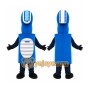 Blue Microphone Mascot Costume
