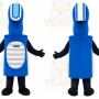 Blue Microphone Mascot Costume