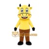 Yellow Cow Mascot Costume Yellow Cow Mascot Costume