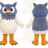 Gray Owl Mascot Costume