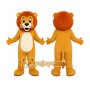 Yellow Lion Mascot Costume