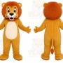 Yellow Lion Mascot Costume