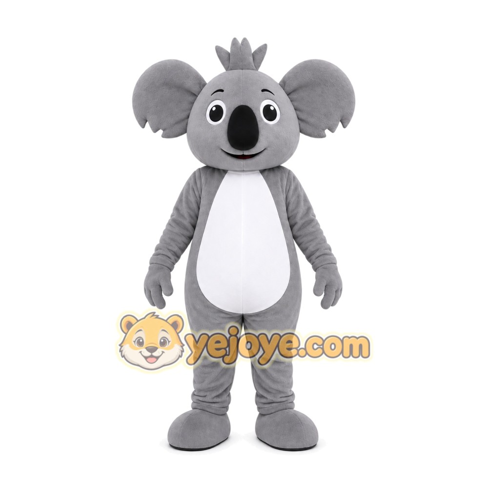 Gray Koala Mascot Costume Gray Koala Mascot Costume