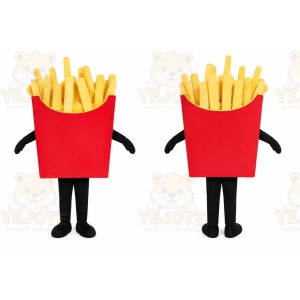 French Fries Box Mascot Costume
