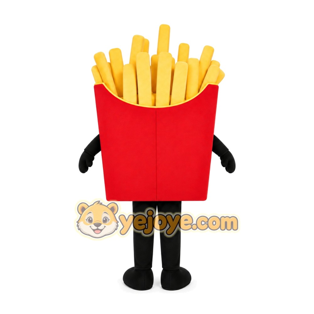 French Fries Box Mascot Costume French Fries Box Mascot Costume