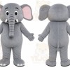 Gray Elephant Mascot Costume