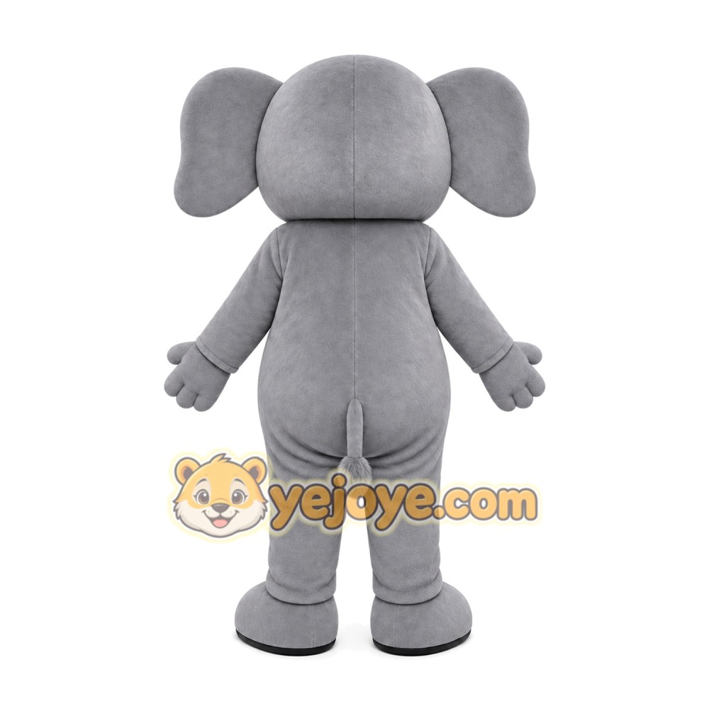 Gray Elephant Mascot Costume Gray Elephant Mascot Costume
