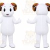 White Puppy Mascot Costume