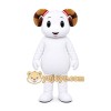 White Ram Mascot Costume