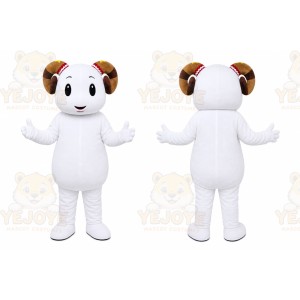 White Puppy Mascot Costume