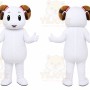White Puppy Mascot Costume
