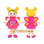 Pink Princess Girl Mascot Costume