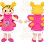 Pink Princess Girl Mascot Costume