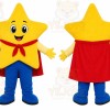 Yellow Star Boy Mascot Costume