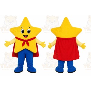 Yellow Star Boy Mascot Costume