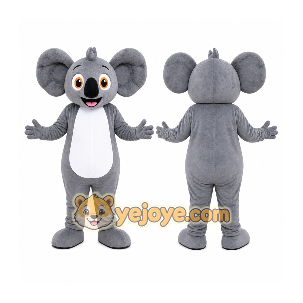 Gray Koala Mascot Costume Gray Koala Mascot Costume