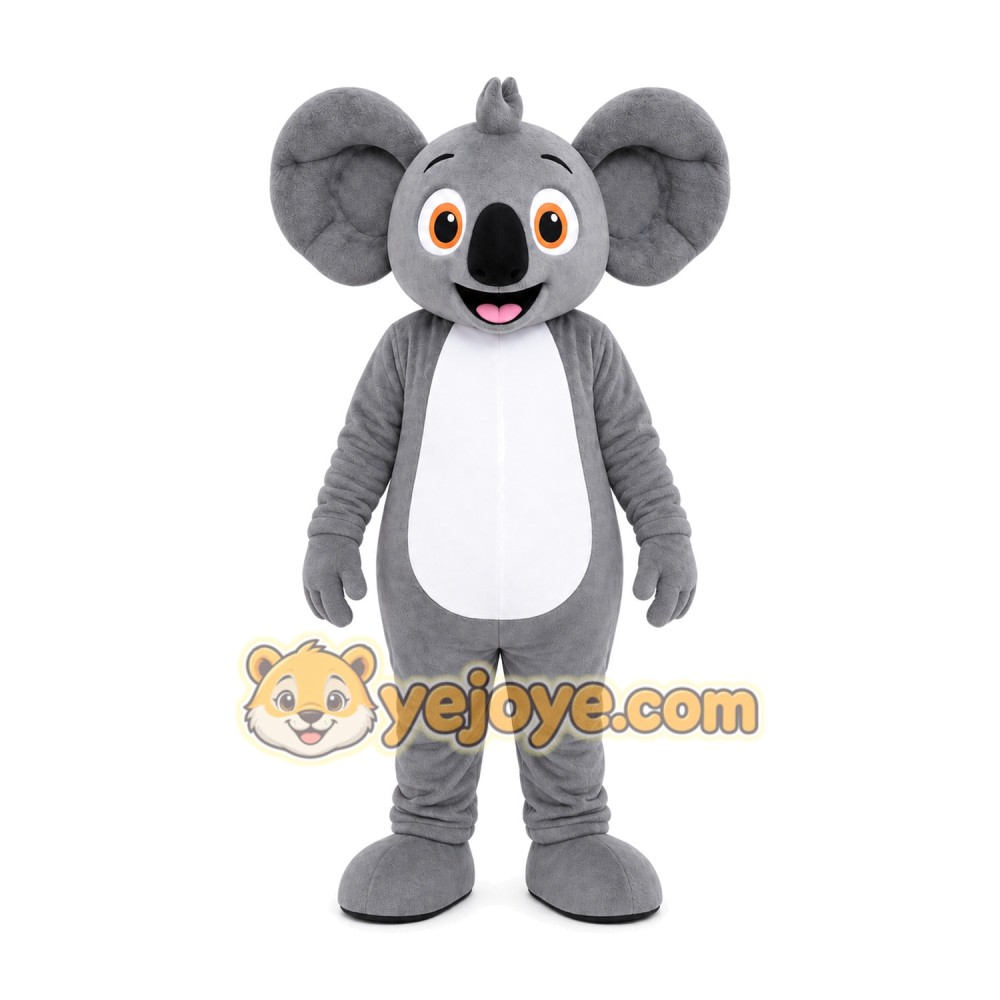 Gray Koala Mascot Costume Gray Koala Mascot Costume