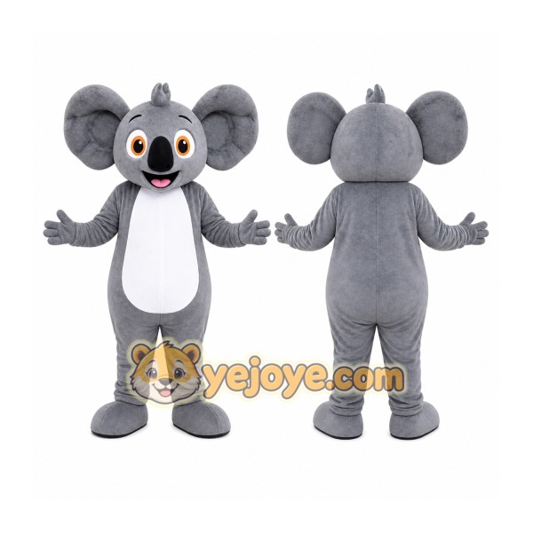 Gray Koala Mascot Costume