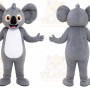 Gray Koala Mascot Costume