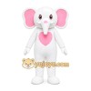 Pink Elephant Mascot Costume
