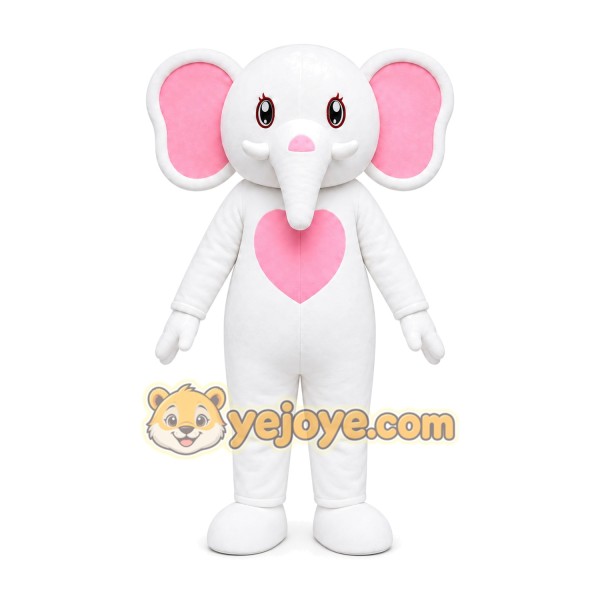 Pink Elephant Mascot Costume Pink Elephant Mascot Costume