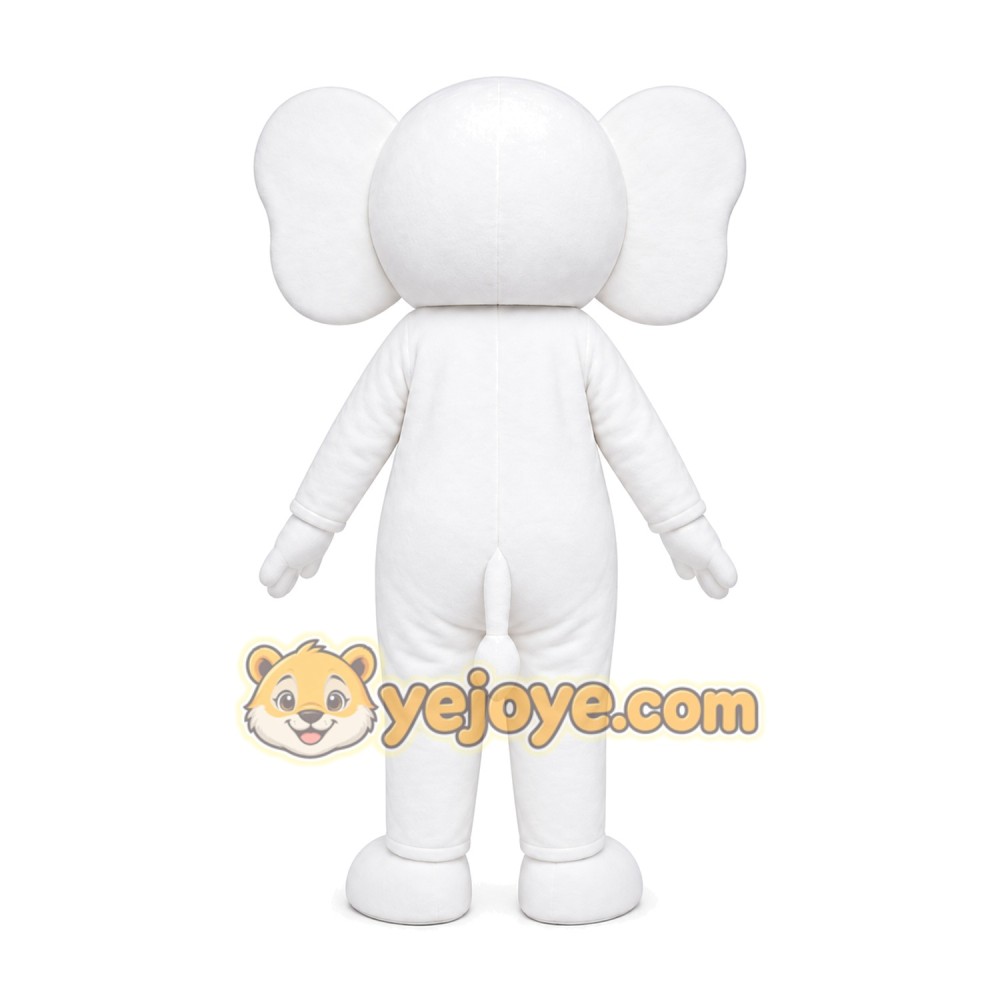 Pink Elephant Mascot Costume