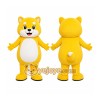 Yellow Bear Mascot Costume Yellow Bear Mascot Costume