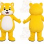 Yellow Bear Mascot Costume