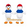 Penguin Blue Vest Mascot Costume