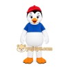 Penguin Blue Vest Mascot Costume