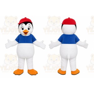 Penguin Blue Vest Mascot Costume