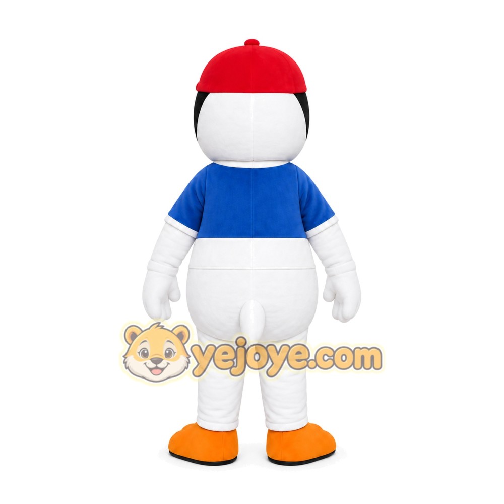 Penguin Blue Vest Mascot Costume