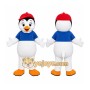 Penguin Blue Vest Mascot Costume