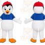 Penguin Blue Vest Mascot Costume