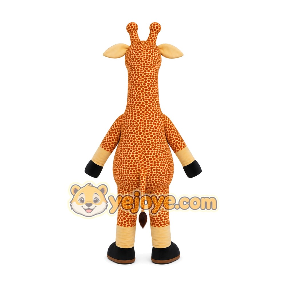 Tan Giraffe Mascot Costume