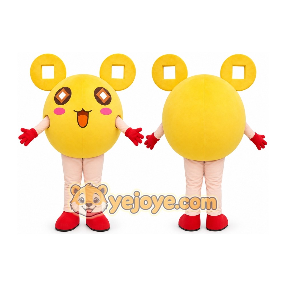 Yellow Mouse Mascot Costume