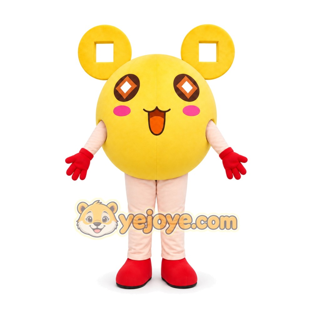 Yellow Mouse Mascot Costume
