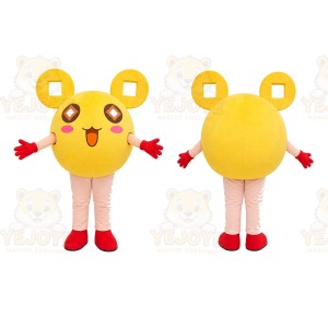 Yellow Mouse Mascot Costume