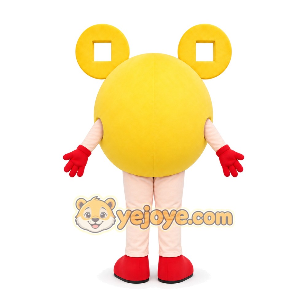 Yellow Mouse Mascot Costume