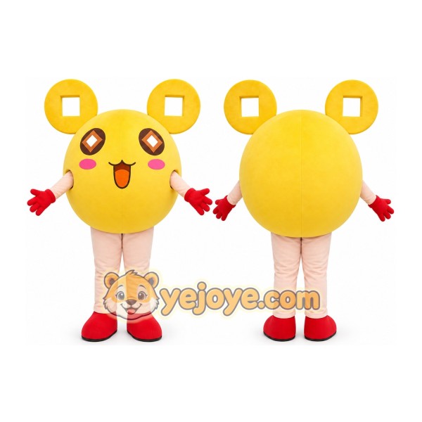 Yellow Mouse Mascot Costume