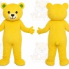 Yellow Bear Mascot Costume